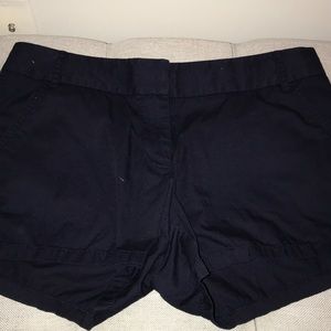 j. Crew chino shorts navy blue
